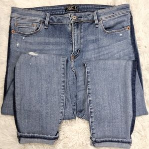 Abercrombie and Fitch low rise ankle Jeans